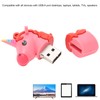 USB 2.0 Flash Drive Pink Cartoon Appearance Data Storage Tool