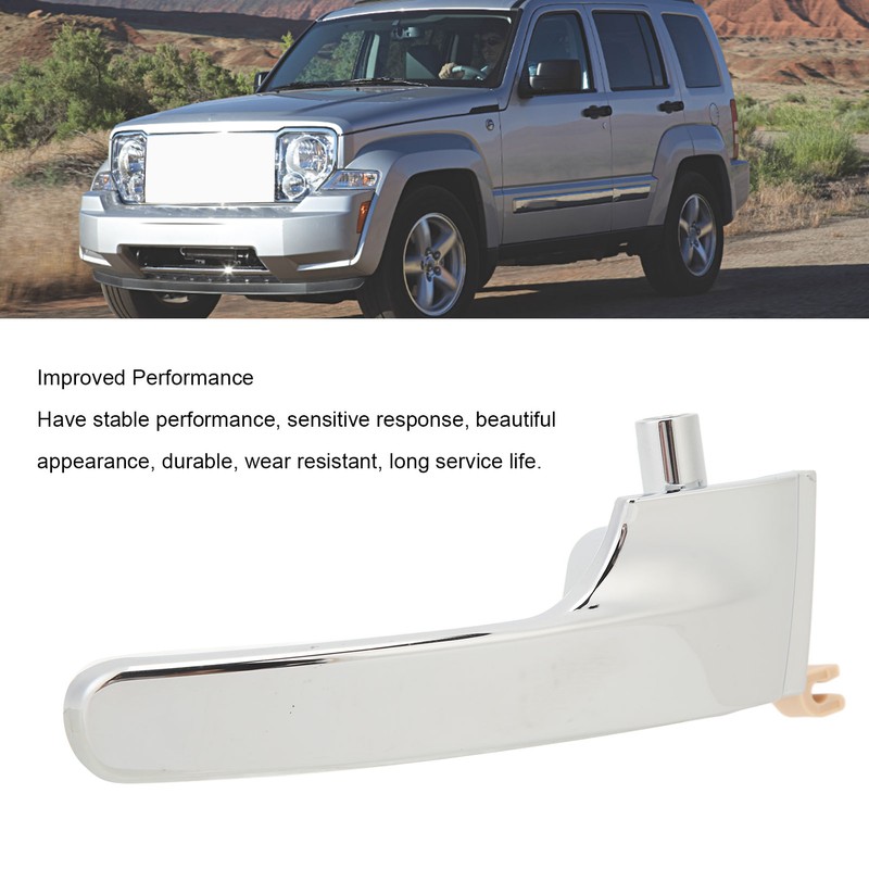 Door Inside Handle Chrome Stable Performance Sensitive Response Interior Door