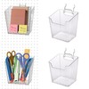 Clear Pegboard Cups with Hooks 4 Pack, 1/8" & 1/4"