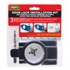 MIBRO 300691 Bi-Metal Door Lock and Deadbolt Installation Kit for