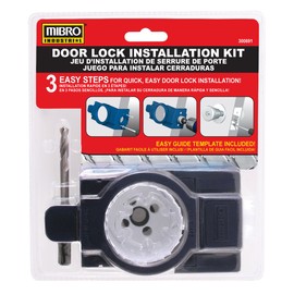 MIBRO 300691 Bi-Metal Door Lock and Deadbolt Installation Kit for Wood and Metal Doors