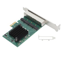PCIe X1 Network Card 4 RJ45 Port 1000M High Speed RTL8111H Chip Desktop Gigabit Network Card for Server