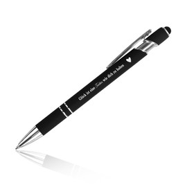 Ballpoint Pen with Engraving Pen Gift for Daughter Birthday Gift Mother Daughter Gift Lucky Pen Black Father Daughter Gift for Children from Mum Dad Stepdad Stepmother