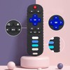 ERSIHUA 2-Pack Baby Teething Toys-TV Remote Control Shape Silicone Infants