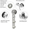 TSMST 5.5FT Sliding Barn Door Hardware Kit, Stainless Steel Heavy