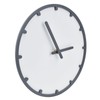 Wooden Wall Clock Silent Non Ticking Round Clock with Hook