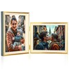 Epecfan Double Picture Frame 5x7 Vertical and Horizontal Hinged Picture