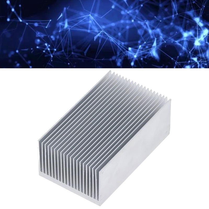 2Pcs Aluminum Electronic Radiators Fast Heat Dissipation Anti Oxidation Practicable