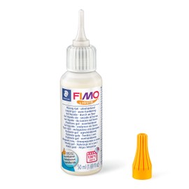 STAEDTLER 34449000 Fimo Liquid Deco Gel, Asciuga in Forno, Cartoncino Blis, 50 Ml, Colore Transparent, 50 Ml, 34449000