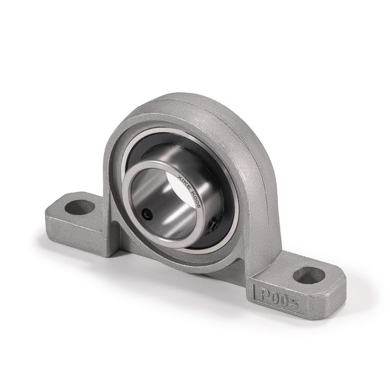 XiKe 4pcs KP005 Bore 25mm Zinc Alloy Pillow Block Bearing