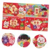 COHEALI 12pcs Red Envelope Bag Horizontal Chinese New Year Packets