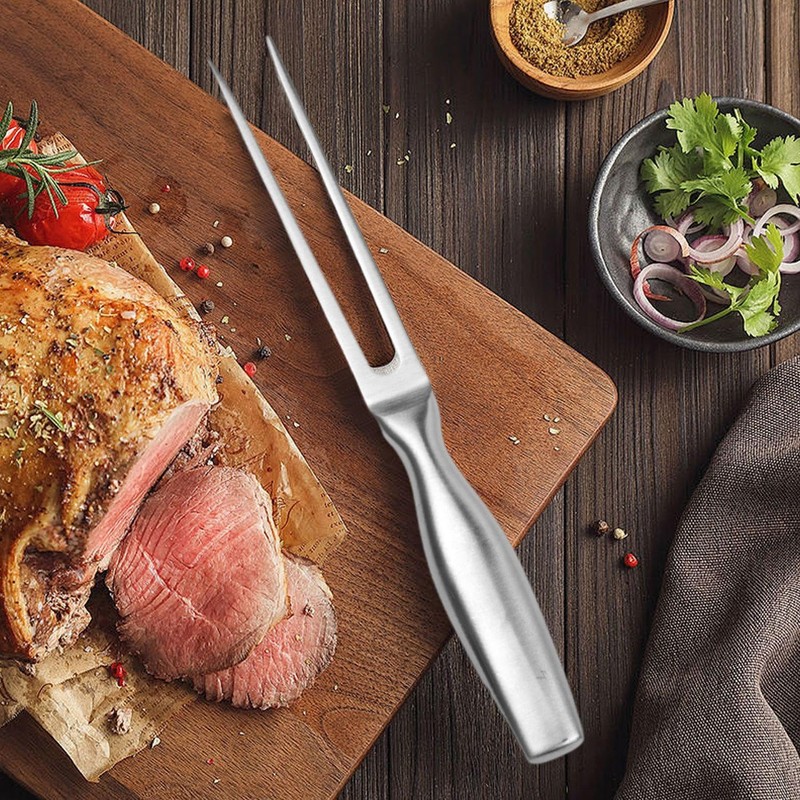 2 Pieces Stainless Steel Barbecue Forks, Cooking Forks, Food Forks,
