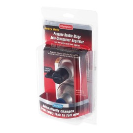 Camco Propane Double-Stage Auto-Changeover Regulator- For RVs with Dual Propane Tank Hookups, Maintains a Constant Gas Pressure With Auto Change From Empty to Full Tanks (59005)