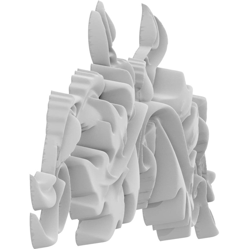 Ekena Millwork APLC035X035LSTUF Applique White