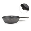 HAWOK Cast Iron Mini Skillet DIA.3.9 inch Black……