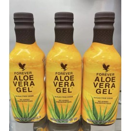 FOREVER 3X PIEZAS FOREVER LIVING ALOE VERA GEL STABILIZED (PACK OF 3)  FREE SHIP!