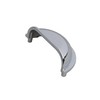 HARMAC HOUSE Chrome Cabinet Cup Handles 10 Pack Chrome Shell