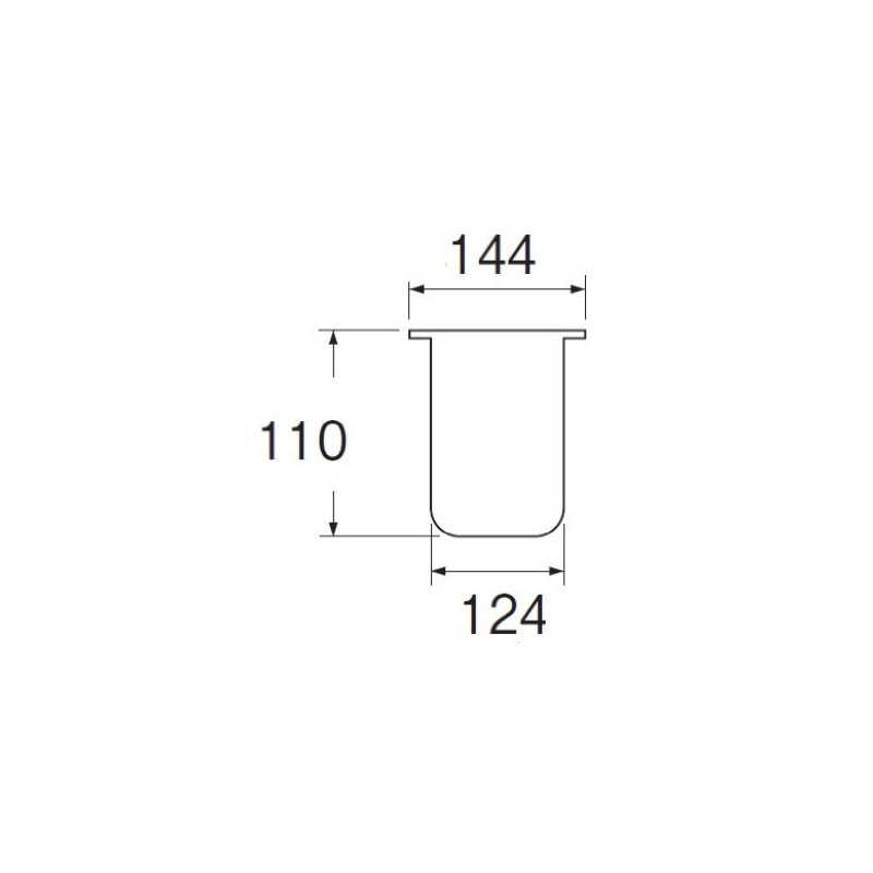 SANEI H650F-S Sink Drain Basket, Stainless Steel, Diameter 5.7 inches