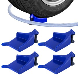 apvok 4 Pcs Car Hose Guide Plastic Tire Hose Rolle Car Washing Detailing Tire Hose Guide Preventing Pressure Washer Hose from Stuck and Snagging Car Wash Tool for Truck Rv ATV Motorcycle