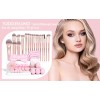 51pcs Brochas Maquillaje Profesional Esponjas Neceseres