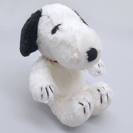 Peanuts Snoopy HUGHUG Plush Toy 077424-15, Size S, Black