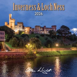 2026 Scotland Calendar Inverness & Loch Ness – Wall Calendar – Month to View – 12 Months