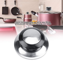 Atyhao 5 Piece Heat Resistant Pot Lid Button Lift Handle Home Kitchen Cookware Replacement Parts Pot Lid
