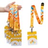 25 Pack Volunteer Lanyards with ID Badge Holders,PVC Plastic Card