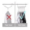 Kleverise Stainless Storage Space Saving Organizer Cascading Closet Clothes Hanger