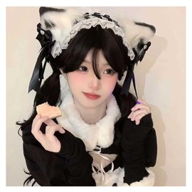 Lolita Headdress Lolita Hair Ornament, Cat Ears, Hair Clip, Ribbon, Gothic Lolita, Hair Accessory, Lolita, Hair Accessory, Princess, Bowknot, Hair Accessory, Cute, Ribbon Included, Cat Ears, Hair