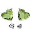 925 Silver Earrings for Women - Heart Design with Sparkling