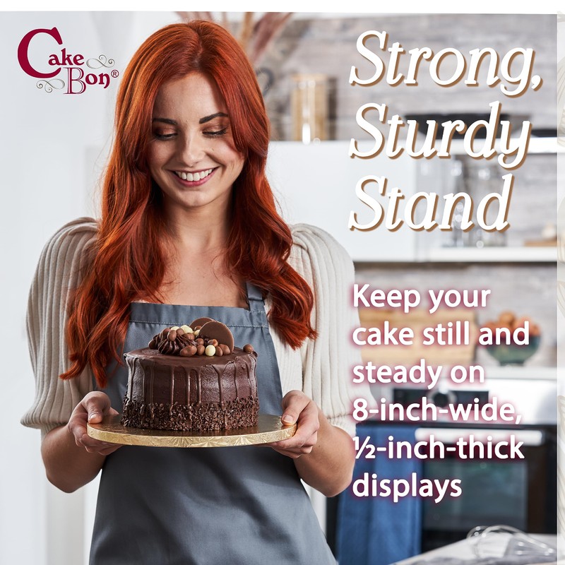 Cakebon Cake Boards - Sturdy 1/2 Inch Thick Drums -