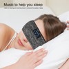Bluetooth5.0 Sleeping Eye Mask, Wireless Bluetooth Headphones Music Travel Sleeping