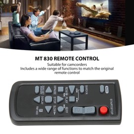 RMT 830 Remote Control for SONY Camcorders, Replacement Camcorder Remote Control, Stable and Sensitive, Easy to Use, Comfortable to Touch
