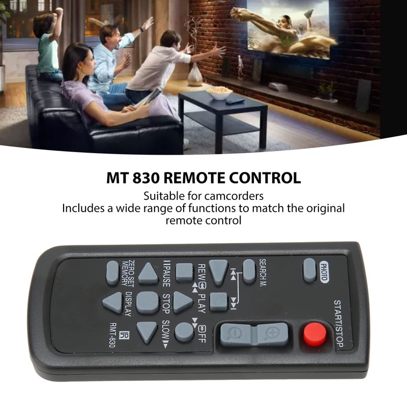 RMT 830 Remote Control for SONY Camcorders, Replacement Camcorder Remote