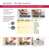 iMBAPrice NM94-25 (25-Pack) Black Button Push-in NM Cable Connector, 3/8