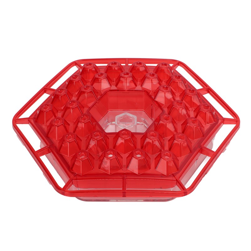 Hex Hummingbird Feeder Horizontal Hanging Bird Feeding Tray for Garden