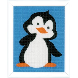 Vervaco Long Stitch Kit: Penguin, Other, NA, 12.5 x 16cm