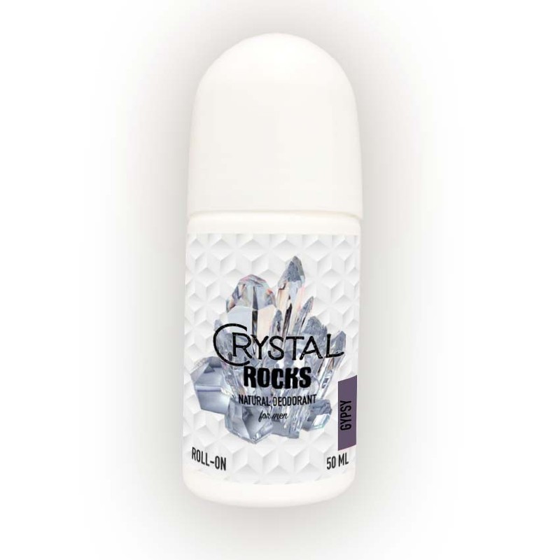 Crystal Rocks Tawas Roll-On Deodorant for Women and Men prevents
