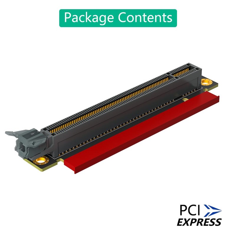LeHang PCI-e 16X 3.0 90 Degree Reverse Male to Female