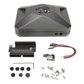 Development Board Case for Jetson Nano Professional Aluminum Protective Shell with GPIO Adapter Board Grey
