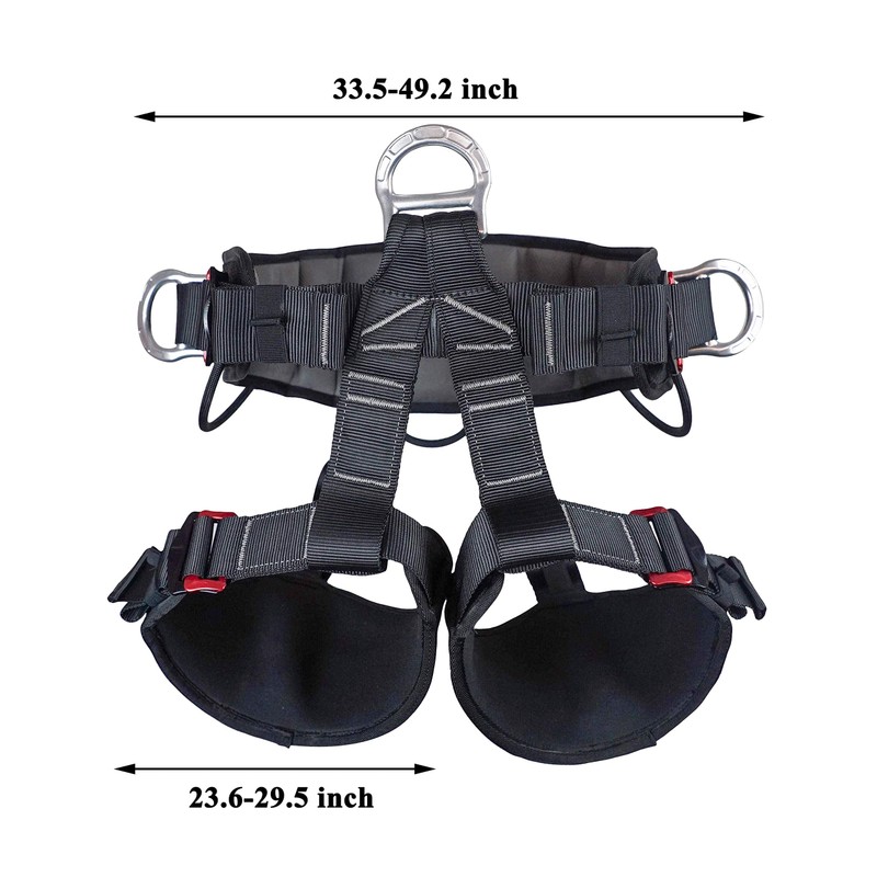 SOB Tree Climbing Harness, Adjustable Thickness Widen Protecta Safety Harness,