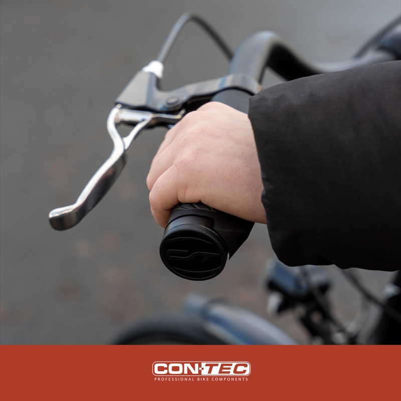 CONTEC Tour Wing Bicycle Grips 133/93mm D2 Dual Component Rubber