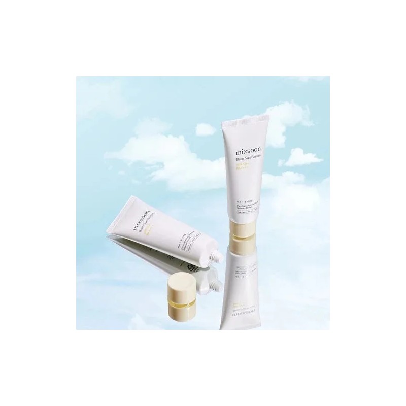 Mixsoon Kit Completo Bean Oil Essence Cream Sun Serum 4