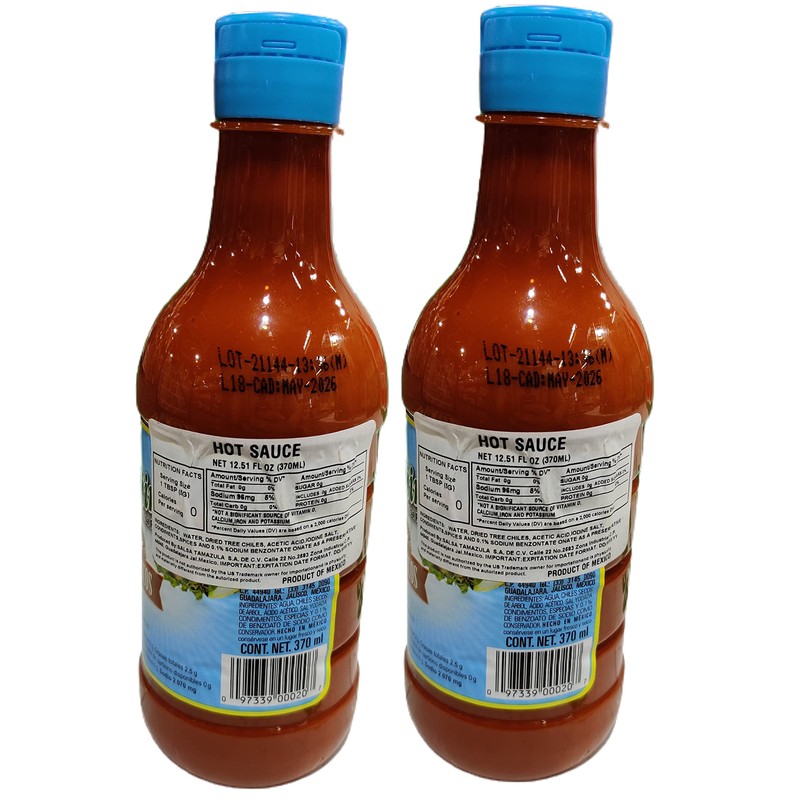 SEJAHTERA Salsa Picante De Mariscos Hot Mexican Sauce 370ml, 12.5