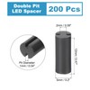 PATIKIL 200 Pcs LED Spacer, 5mm OD 12mm Height Double