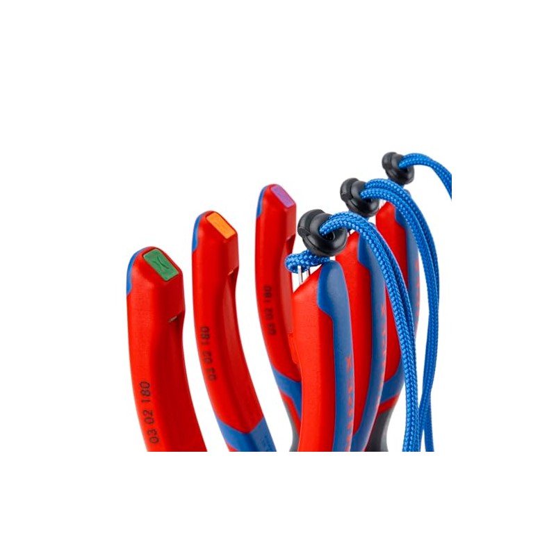 KNIPEX Herramientas - Alicates combinados de alto apalancamiento, multicomponente (202200),