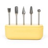 Tungsten Wood Molding Bit Set – 5-Piece Precision Carving &