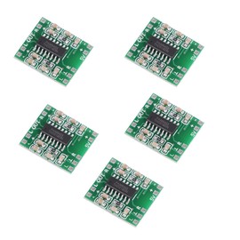 VKLSVAN 5pcs PAM8403 2*3W Class D Mini Digital Power Amplifier Board AMP 2.5-5V Input 3W+3W 2-Channel