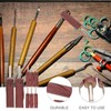 Angoily 8 Pcs Sanding Drum Kit,Sanding Mandrel Spindle Sander Adaptor